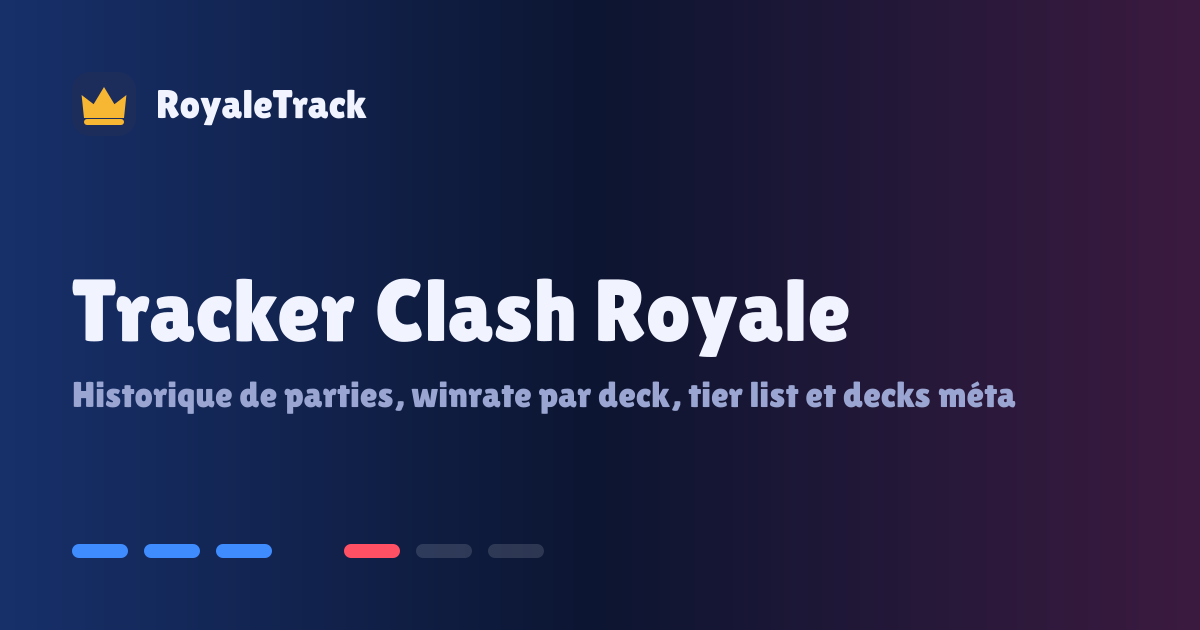 Cartes Clash Royale : stats et winrate | RoyaleTrack